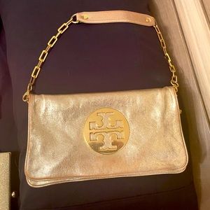Tory Burch Gold Clutch